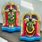 Perumal Thayar Padmavati Devi Tirupati Balaji Venkateshwara Swami Hand Painted Indian Traditional Gifting Item Navaratri Golu Dolls (7.2 Inches)